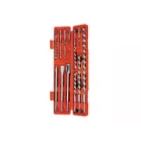 Набор буров по бетону 5-6х110 8-10-12х160 14-16х210 18х300 20х450 мм зубила SDS PLUS  MATRIX 71097 купить в Магнитогорске