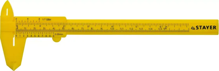 Штангенциркуль STAYER "STANDARD" пластмассовый, 150 мм 3440_z01 купить в Магнитогорске