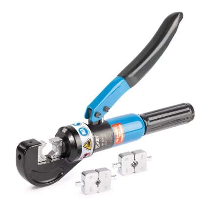 Пресс гидравлический ручной КВТ ПГР-70ТР для опрессовки наконечников до 70 мм и тросов  до 4 мм (91808) купить в Магнитогорске