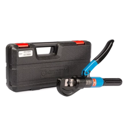 Пресс гидравлический ручной КВТ ПГР-70ТР для опрессовки наконечников до 70 мм и тросов  до 4 мм (91808) купить в Магнитогорске