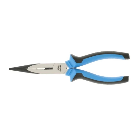 Длинногубцы прямые 200 мм хром-ванадий двухкомпонентные рукоятки БАРС 17196 купить в Магнитогорске