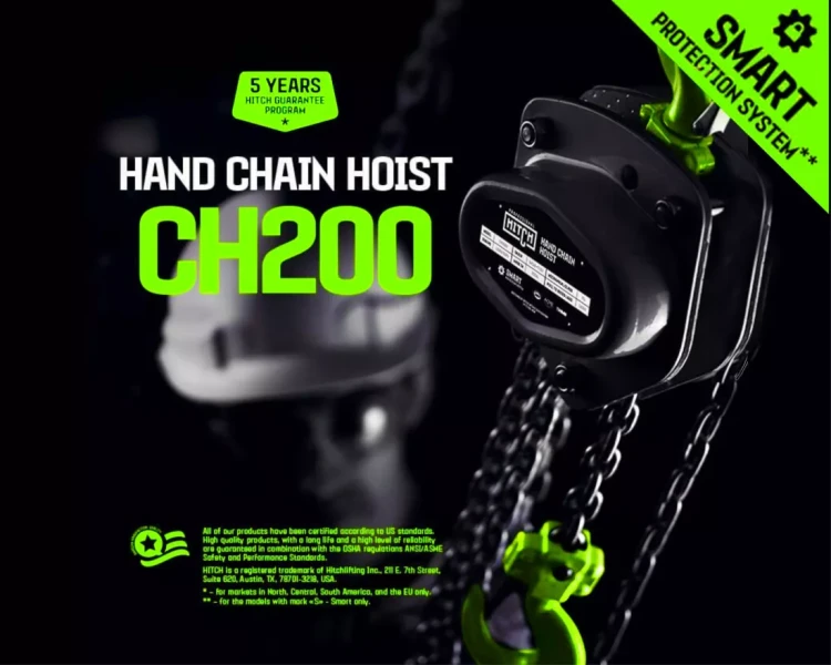 Таль ручная цепная HITCH CH200-G, 0.5 т, 4.5 м. Гальваническая цепь купить в Магнитогорске