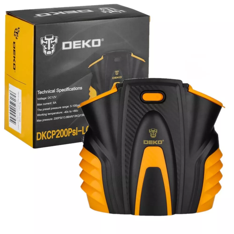 Насос автомобильный цифровой DEKO DKCP200Psi-LCD Plus, 065-0796 купить в Магнитогорске
