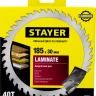 Пильный диск "Laminate line" для ламината, 185x30, 40T, STAYER 3684-185-30-40 купить в Магнитогорске