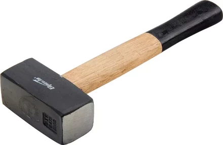 Кувалда с литой головкой и деревянной двухцветной рукояткой 1000 г SPARTA 10905 купить в Магнитогорске