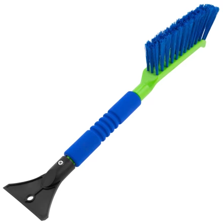 Щетка-сметка для снега со скребком, мягкая рукоятка, 425 мм Сибртех 55315 купить в Магнитогорске