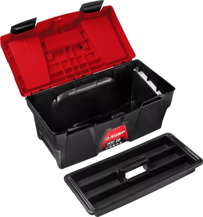 Ящик для инструмента &quot;НЕВА-20&quot; пластиковый, ЗУБР 38323-20 купить в Магнитогорске