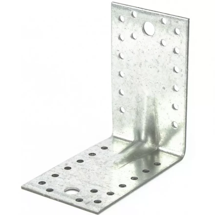 Крепежный уголок усиленный 2,5мм KUU 105x105x65 мм Россия Сибртех 464143 купить в Магнитогорске