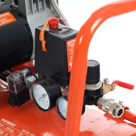 Компрессор поршневой безмасляный PATRIOT WO 80-360 купить в Магнитогорске