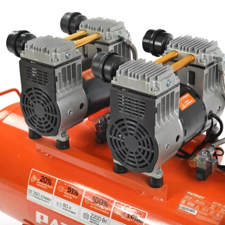 Компрессор поршневой безмасляный PATRIOT WO 80-360 купить в Магнитогорске