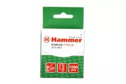 Скобы для степлера HAMMER 215-001 12мм, тип 28, 1000 шт.