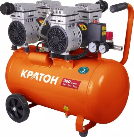 Компрессор безмасляный поршневой прямой привод Кратон AC-300-50-OFS 3 01 01 053 купить в Магнитогорске