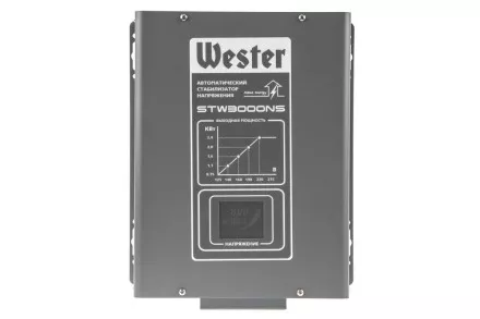 Стабилизатор напряжения WESTER STW3000NS купить в Магнитогорске