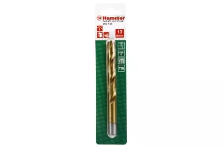 Сверло по металлу HAMMER Ф13х151мм (DR MT 13,0мм*151/101мм) купить в Магнитогорске