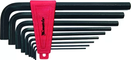 Набор ключей шестигранных имбусовых HEX, 2,0–12 мм, CrV,  9 шт., удлиненные  MATRIX 11227 купить в Магнитогорске