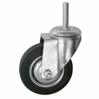 Колесо поворотное SCt 97 85 мм резина с болтом (F) 1046155
