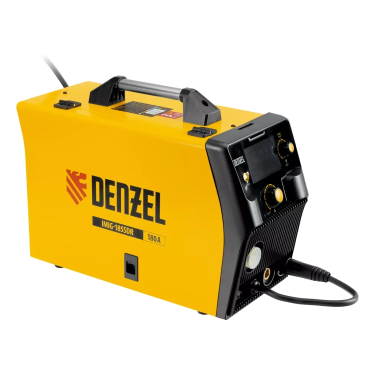 Аппарат инвертор. полуавтомат. cварки Denzel IMIG-185SDR 94363, 180 А, ПВ 60%, катушка 5 кг купить в Магнитогорске