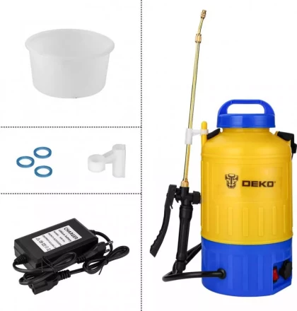 Опрыскиватель садовый аккумуляторный DEKO DKSP09, 5 л, 065-0941 купить в Магнитогорске