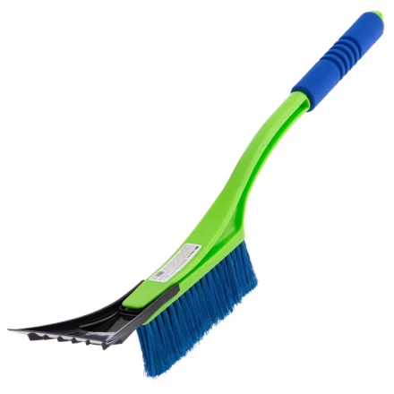 Щетка-сметка для снега со съемным скребком, мягкая рукоятка, 540 мм Сибртех 55317 купить в Магнитогорске