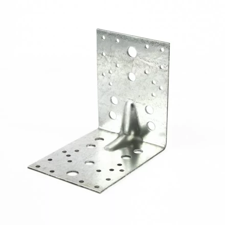 Крепежный уголок усиленный 2,5мм KUU 130x130x100 мм Россия Сибртех 464137 купить в Магнитогорске