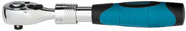 Ключ телескопический трещоточный 1/4" 150-200 мм CrV хромир. 2-х комп. рукоятка  Gross 14074 купить в Магнитогорске
