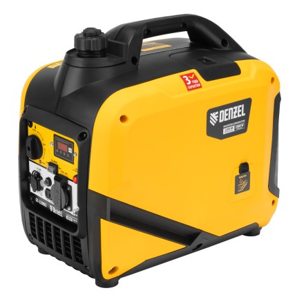 Генератор инверторный DENZEL GS-2200iS, 2,2 кВт, 230 В, закрытый корпус, ручной старт купить в Магнитогорске