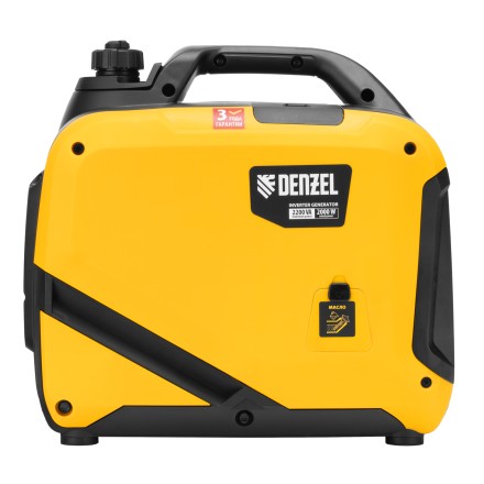 Генератор инверторный DENZEL GS-2200iS, 2,2 кВт, 230 В, закрытый корпус, ручной старт купить в Магнитогорске