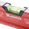 Уровень алюминиевый магнитный 2000 мм с зеркальным глазком MATRIX 2 компонентные рукоятки артикул 34736 купить в Магнитогорске