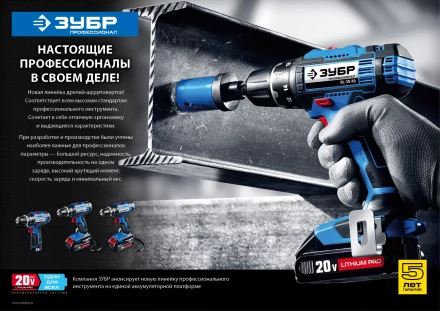 Дрель-шуруповерт 2 АКБ DL-20 A5 серия ПРОФЕССИОНАЛ купить в Магнитогорске