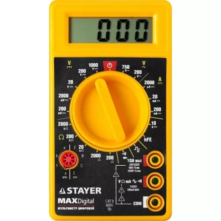 Мультиметр STAYER "MASTER" MAXDigital цифровой 45306 купить в Магнитогорске
