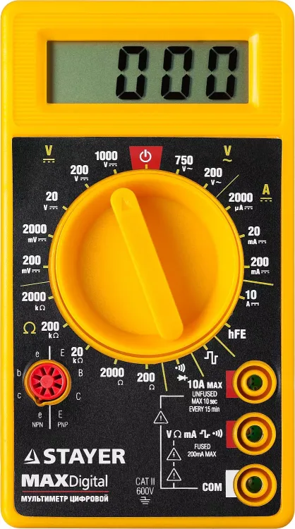 Мультиметр STAYER "MASTER" MAXDigital цифровой 45306 купить в Магнитогорске