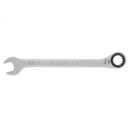 Ключ комбинированный трещоточный 13 мм количество зубьев 100 Gross 14851 купить в Магнитогорске