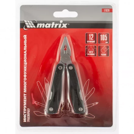 Трансформер 12 функций авторазжим компактный размер в чехле 105 мм Matrix 17620 купить в Магнитогорске