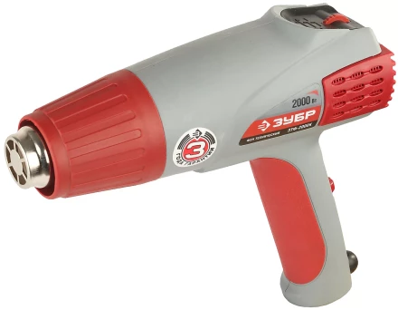 Фен ЗУБР, электр регулировка t, 3 режима работы, керам изолятор, кейс с насад, 2000Вт ЗТФ-2000К купить в Магнитогорске