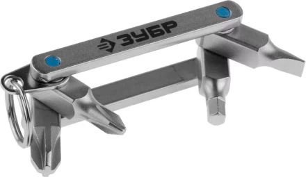 Мультитул ЗУБР&quot;ЭКСПЕРТ&quot;для горнолыжного и сноубордического снаряжения,суперкомпактный, HEX,SL 5 мм,PH №2,PZ № 3,4-в-1 27427-H4 купить в Магнитогорске