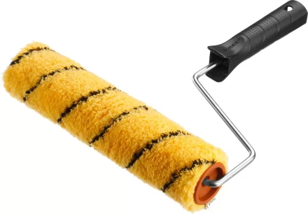 Валик малярный ЗУБР &quot;ОПТИМА -ДУАЛОН&quot;, все виды ЛКМ, идеален для ЛКМ на масляной основе, для ровных поверхностей, полиэстр, ворс 12 мм, бюгель 6 мм, 40х180мм 03518-18 купить в Магнитогорске