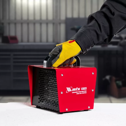 Тепловая пушка керамическая SHCL-2000, квадратная, 230 В, 125 м3/ч, 1/2 кВт// MTX 96402 купить в Магнитогорске