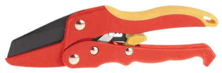 Секатор GRINDA двухкомпонентные,нейлоновые,фибергласс ручки,храповый механизм,прямые лезвия с упорной наковальней,205мм 8-423317_z01 купить в Магнитогорске