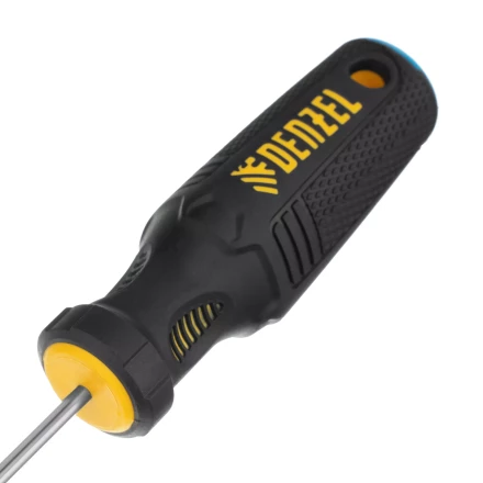 Отвертка SL3х100 мм, CrV, трехкомпонентная рукоятка Denzel 12190 купить в Магнитогорске