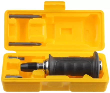 STAYER &quot;PROFI&quot;. Набор: Отвертка ударно-поворотная, обрезиненная рукоятка, с битами 25663-H4 купить в Магнитогорске