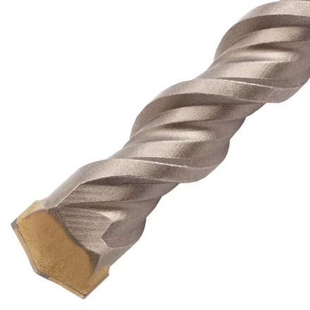 Бур по бетону Denzel, 18 x 460 мм, двойная спираль, три пылеотводящие кромки, 705045 купить в Магнитогорске