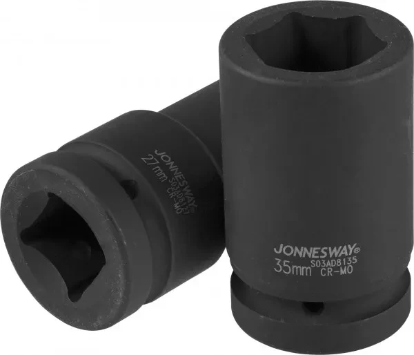 Головка ударная шестигранная 1" М46 глубокая S03АD8146  Jonnesway 48599 купить в Магнитогорске