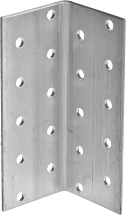 Крепежный угол ЗУБР &quot;МАСТЕР&quot; равносторонний, 100х40х40мм, 20шт 310205-100-040 купить в Магнитогорске