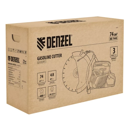 Бензорез DENZEL МС-7440, 74 см3, диаметр диска 400 мм купить в Магнитогорске