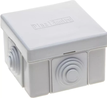 Коробка распределительная СВЕТОЗАР для наружного монтажа, макс. напряжение 400В, IP 54, 4 ввода, 65х65х40мм SV-54954 купить в Магнитогорске