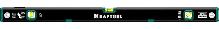Профессиональный магнитный уровень с зеркальным глазком KRAFTOOL 34785-80 купить в Магнитогорске