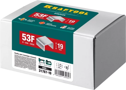 Скобы тип 20GA (53F / D / 056) 5000 шт 31787-19 купить в Магнитогорске