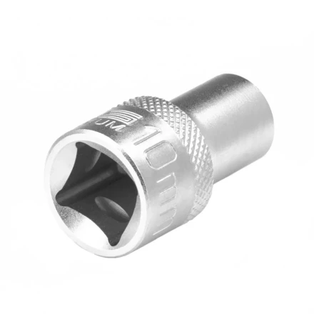 Головка торцевая 10 мм двенадцатигранная CrV под квадрат 1/2 хромированная Stels 13651 купить в Магнитогорске