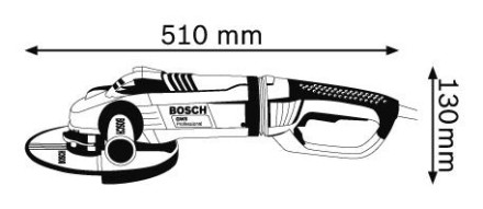Шлифмашина BOSCH УШМ GWS 24 - 230 LVI купить в Магнитогорске