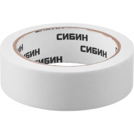 CИБИН. Малярная лента, креповая, 30мм х 25м 12111-30_z01 купить в Магнитогорске